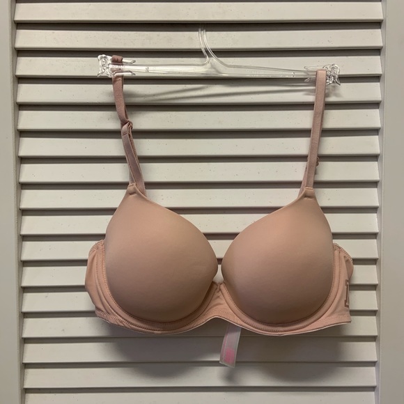 PINK Victoria's Secret Baby Pink Push-Up Bra 34B - Picture 1 of 3